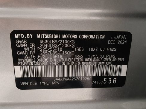 Used 2025 Mitsubishi Eclipse Cross SE AWD/4WD image 32