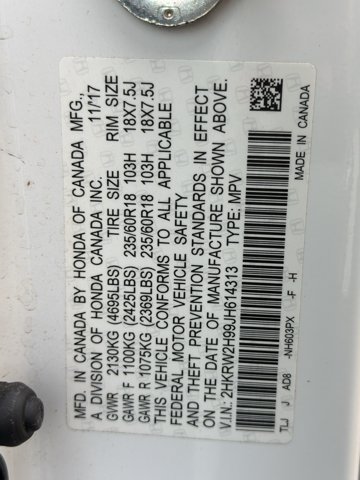 Used 2018 Honda CR-V Touring image 23
