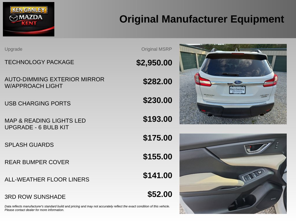 Used 2022 Subaru Ascent Limited w/ Technology Package AWD/4WD image 7