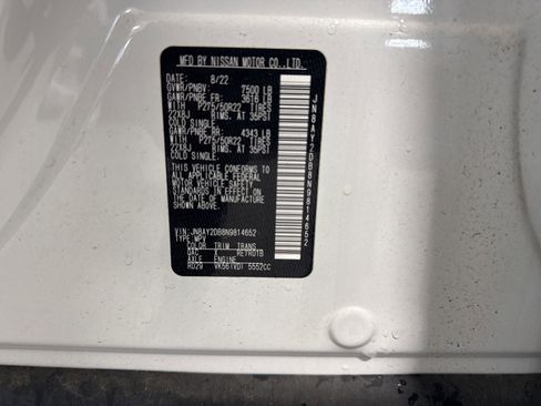 Used 2022 Nissan Armada Platinum w/ Captain's Chairs Package image 3