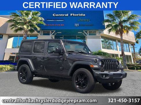 Certified 2022 Jeep Wrangler Unlimited Sport AWD/4WD image 1