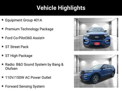 Used 2021 Ford Explorer ST w/ Equipment Group 401A AWD/4WD image 2