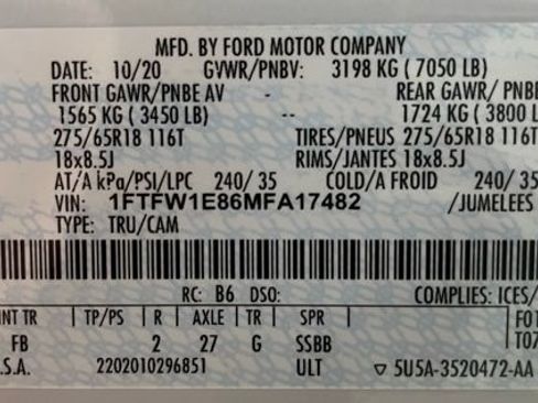 Used 2021 Ford F150 XLT w/ Equipment Group 301A Mid AWD/4WD image 60