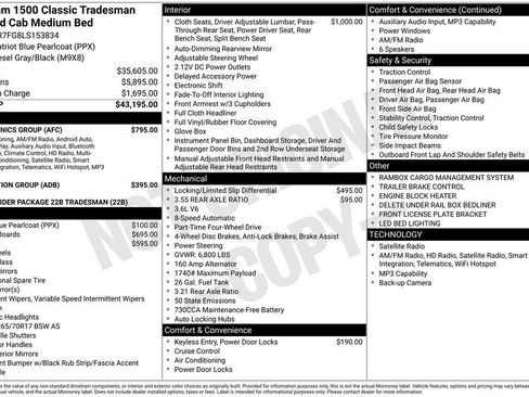 Used 2020 RAM 1500 Tradesman w/ Electronics Group AWD/4WD image 4