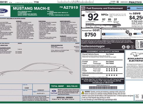 Used 2023 Ford Mustang Mach-E Premium AWD/4WD image 5