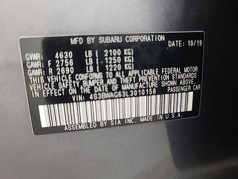 Used 2020 Subaru Legacy 2.5i Sport w/ Popular Package #2 image 39