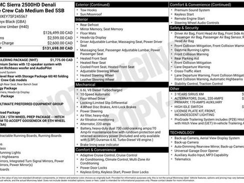 Used 2025 GMC Sierra 2500 Denali Ultimate w/ Max Trailering Package AWD/4WD image 1