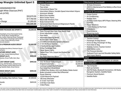 Used 2021 Jeep Wrangler Unlimited Sport image 10