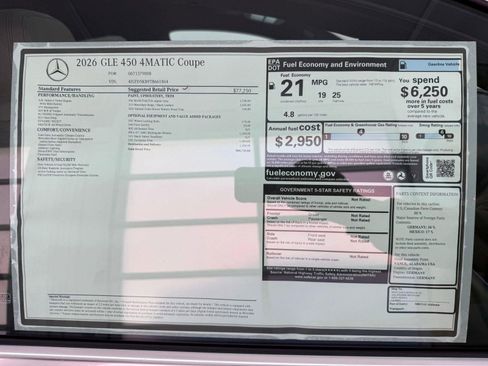 New 2026 Mercedes-Benz GLE 450 4MATIC Coupe image 32