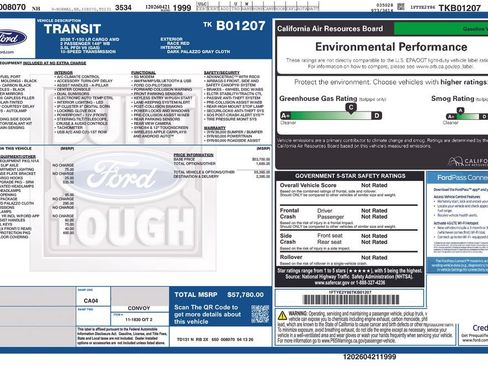 New 2026 Ford Transit 150 Low Roof AWD w/ Exterior Upgrade Package image 13