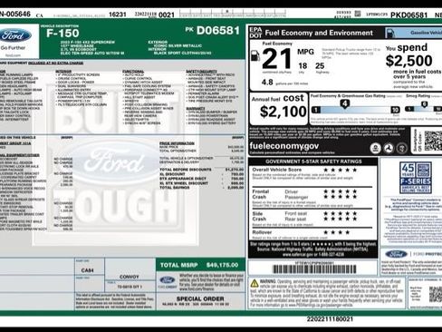 Used 2023 Ford F150 XL w/ STX Appearance Package RWD image 33