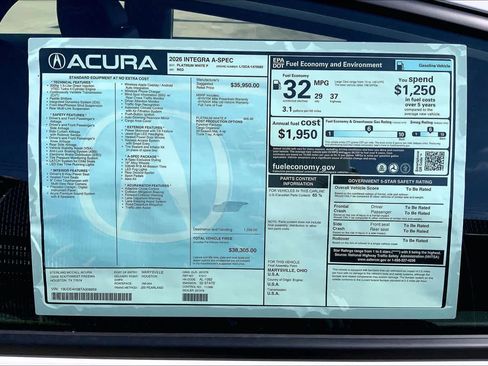 New 2026 Acura Integra A-Spec image 22