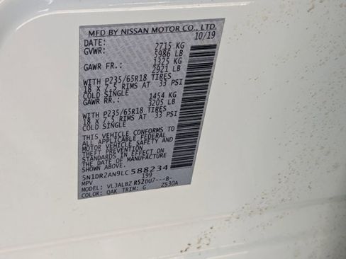 Used 2020 Nissan Pathfinder S image 14