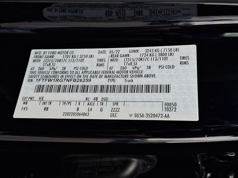 Used 2022 Ford F150 Raptor w/ Equipment Group 801A High AWD/4WD image 27