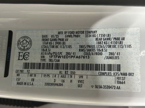 Certified 2023 Ford F150 XLT w/ Equipment Group 302A High AWD/4WD image 31