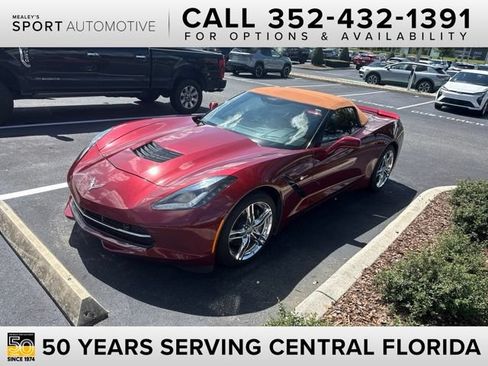Certified 2016 Chevrolet Corvette Stingray Convertible w/ 2LT Preferred Equipment Group RWD image 1