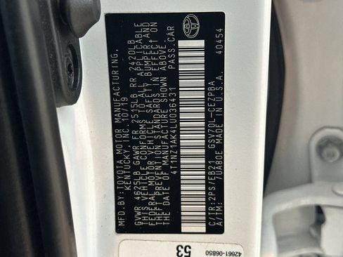 Certified 2020 Toyota Camry TRD image 28