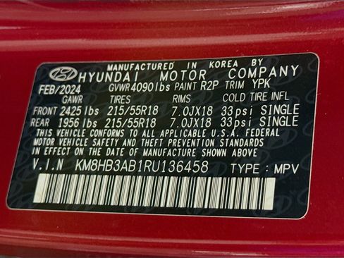 Used 2024 Hyundai Kona SEL FWD image 40