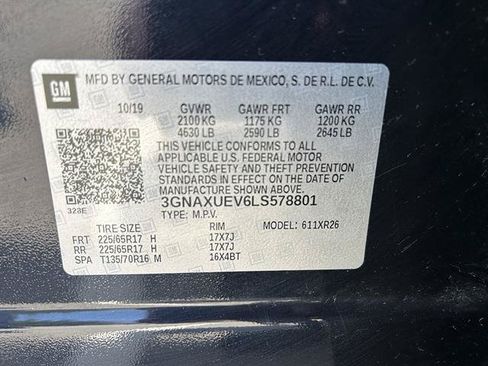 Certified 2020 Chevrolet Equinox LT AWD/4WD image 16