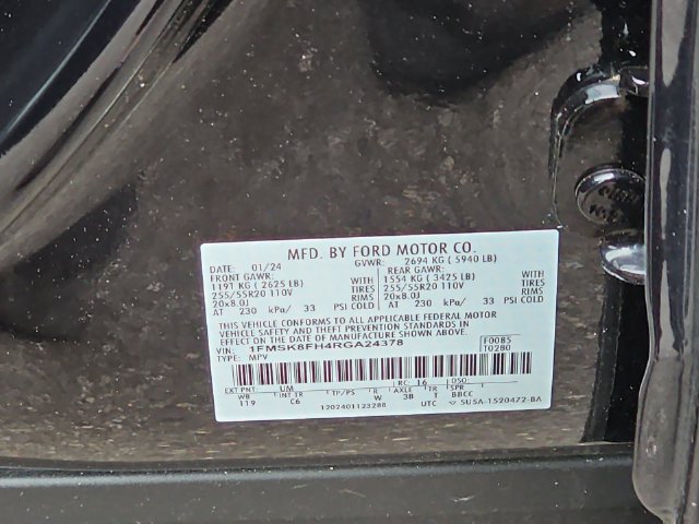 Used 2024 Ford Explorer Limited AWD/4WD image 37