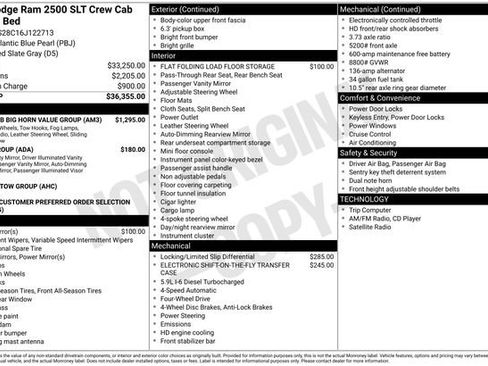 Used 2006 Dodge Ram 2500 Truck SLT w/ Quad Cab Big Horn Value Group AWD/4WD image 20