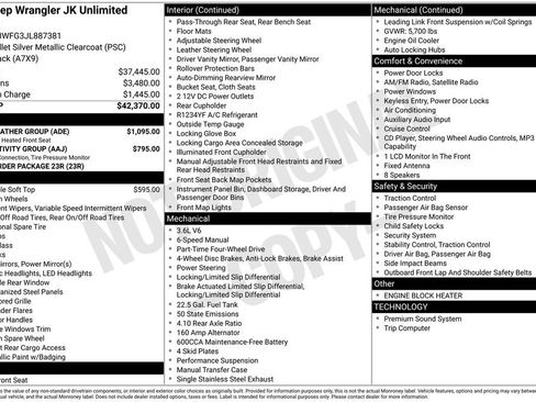 Used 2018 Jeep Wrangler Unlimited Rubicon w/ Cold Weather Group image 6