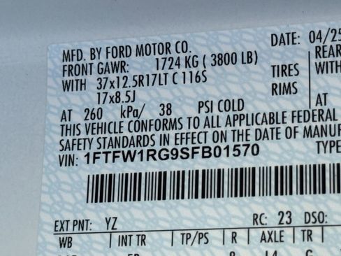 New 2025 Ford F150 Raptor image 34