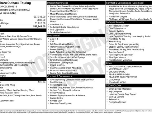 Used 2020 Subaru Outback Touring image 47