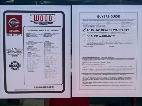 Certified 2025 Nissan Altima 2.5 S image 11