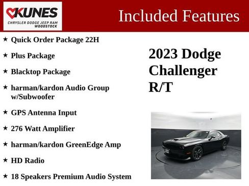 Used 2023 Dodge Challenger R/T w/ Plus Package RWD image 3