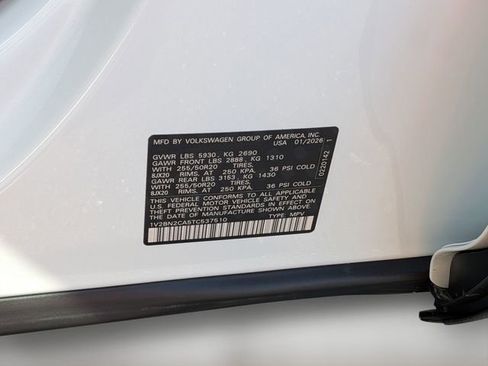 New 2026 Volkswagen Atlas SEL image 39