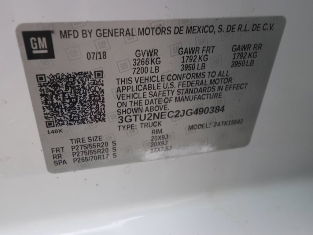 Used 2018 GMC Sierra 1500 SLT AWD/4WD image 9