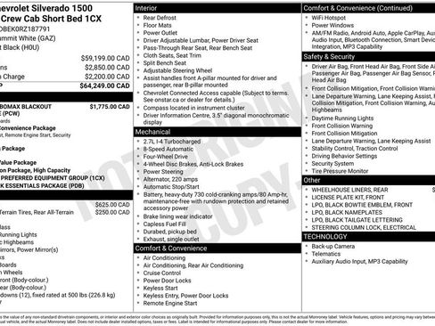 Used 2024 Chevrolet Silverado 1500 Custom AWD/4WD image 39