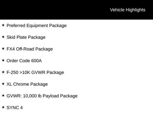 Certified 2024 Ford F250 XL w/ FX4 Off-Road Package AWD/4WD image 10