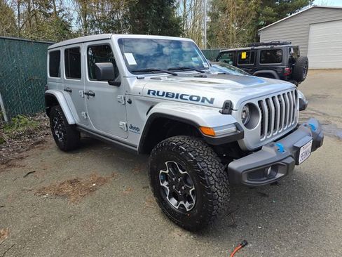 Used 2023 Jeep Wrangler Unlimited Rubicon 4xe w/ Cold Weather Group image 4