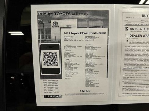 Certified 2017 Toyota RAV4 Limited w/ All Weather Liner Package image 13