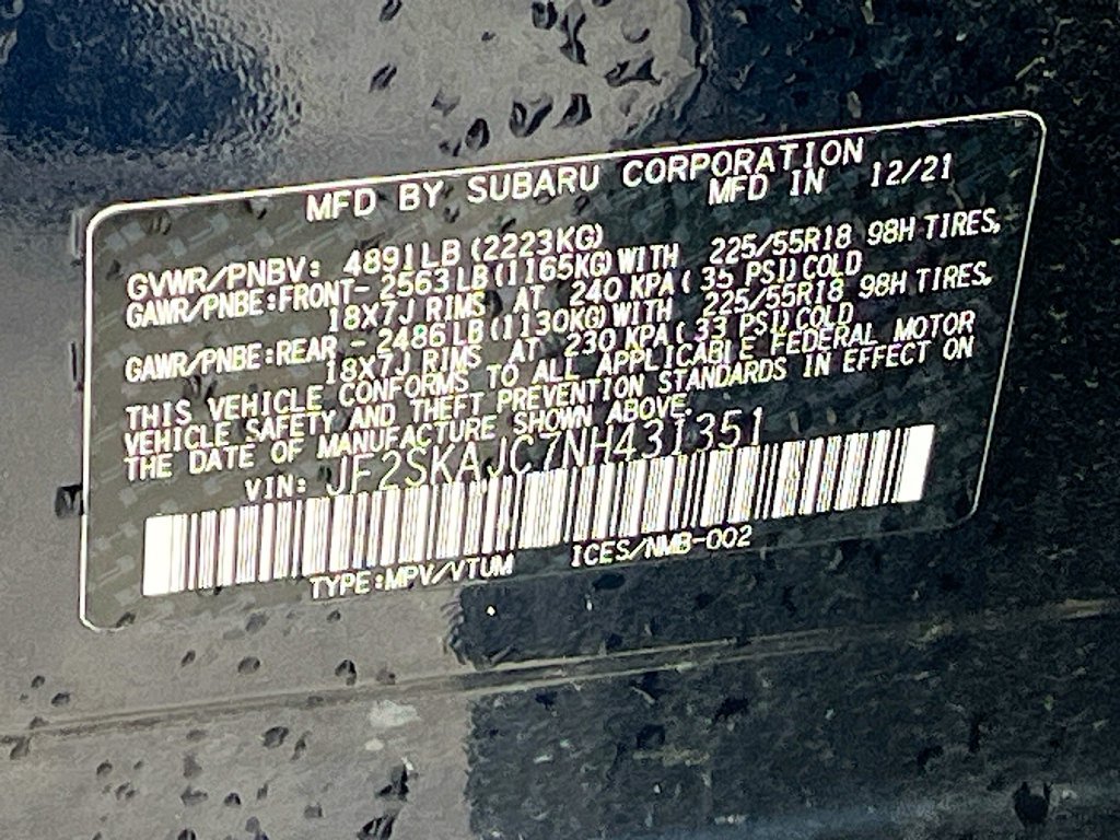 Used 2022 Subaru Forester Sport w/ Popular Package #2 AWD/4WD image 33