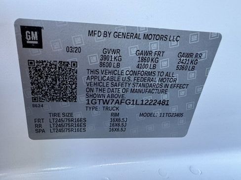 Used 2020 GMC Savana 2500 w/ Driver Convenience Package RWD image 20