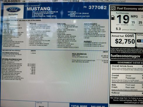 Used 2015 Ford Mustang GT Premium w/ Equipment Group 401A RWD image 23