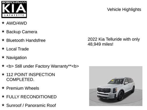 Used 2022 Kia Telluride SX w/ SX Prestige Package AWD/4WD image 8