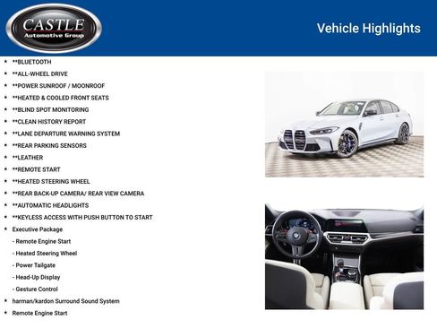 Used 2022 BMW M3 Competition w/ Executive Package image 3