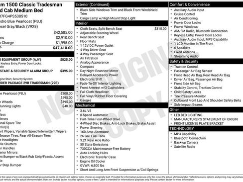 Used 2023 RAM 1500 Tradesman w/ Popular Equipment Group AWD/4WD image 6