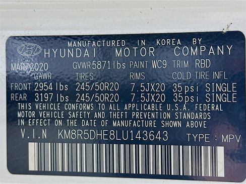 Used 2020 Hyundai Palisade Limited image 37