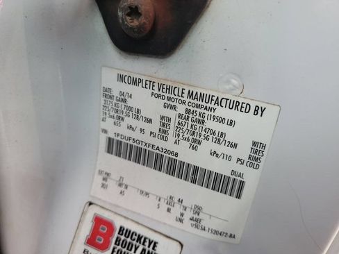 Used 2015 Ford F550 2WD Regular Cab Super Duty image 14