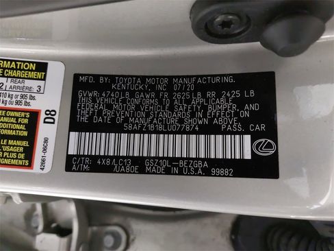 Used 2020 Lexus ES 350 Ultra Luxury image 36