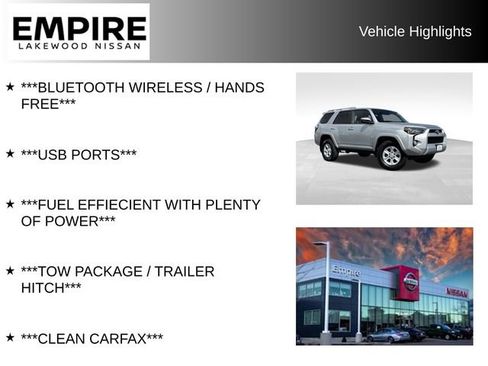 Used 2016 Toyota 4Runner SR5 AWD/4WD image 2