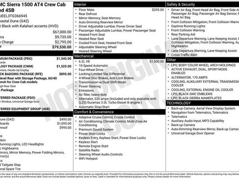 New 2026 GMC Sierra 1500 AT4 w/ AT4 Premium Package AWD/4WD image 3