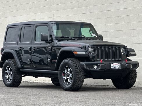 Used 2022 Jeep Wrangler Unlimited Rubicon w/ LED Lighting Group image 1