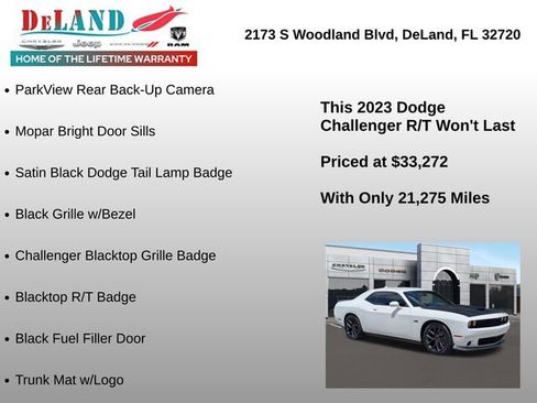 Used 2023 Dodge Challenger R/T w/ Blacktop Package RWD image 18