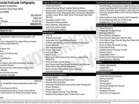 New 2026 Hyundai Palisade Calligraphy image 35